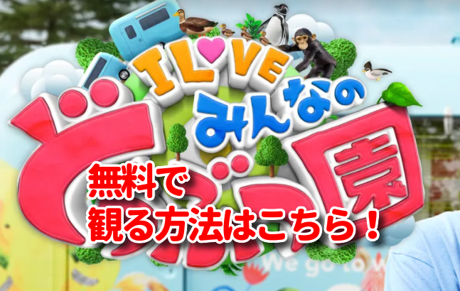 アイアイラブみんなのどうぶつ園の見逃し配信動画や再放送を無料視聴する方法 10月17日放送の橋本環奈 みたい番組みっけ隊